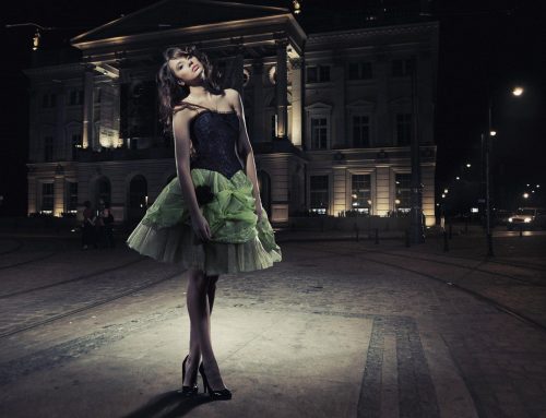 Evening with a beautiful girl